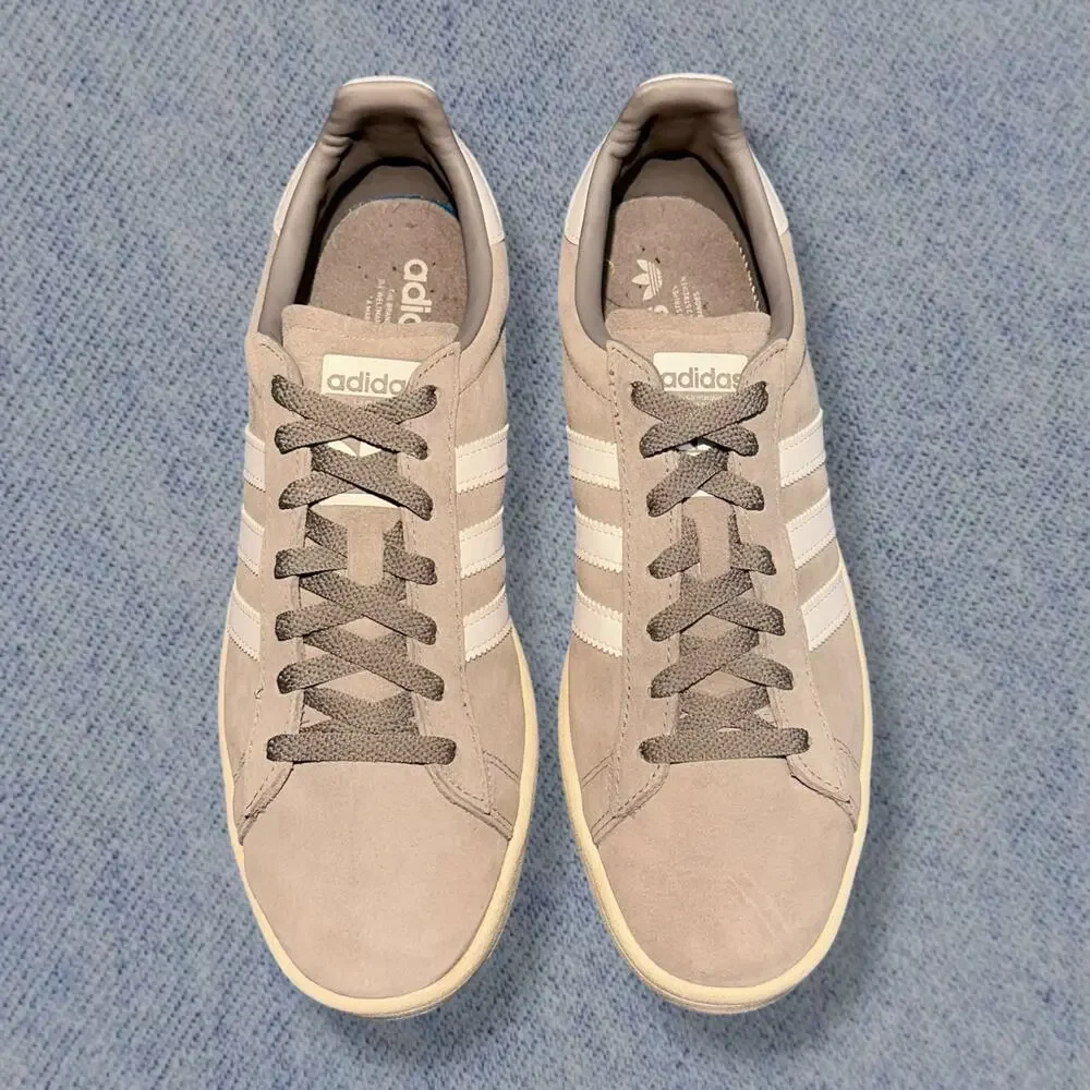 Adidas Campus Gray Suede Men’s Sneakers - Size 9.5